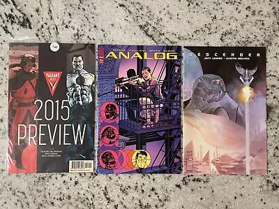 £6.55 • Buy 3 Comic Books Descender # 27 + Analog # 6 + 2015 Preview Next Rai 66 J811
