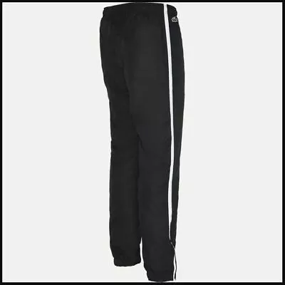 Lacoste Mens Classic Black Diamond Tracksuit Bottoms/pants Fr7 2xl Rrp:-£100 • £64.99