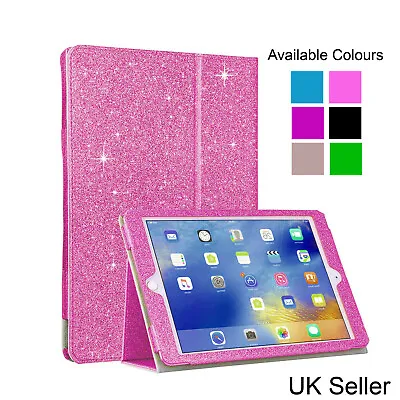 £6.85 • Buy Bling Glitter Luxury Case For Apple Ipad 2 3 4 Cover Black Pink, Rose Gold Blue