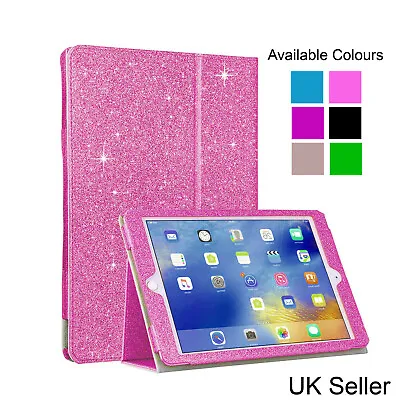 Bling Glitter Luxury Case For Apple Ipad 2 3 4 Cover Black Pink Rose Gold Blue • £4.99