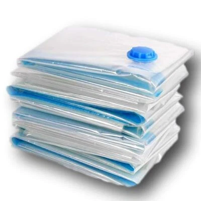 $11.97 • Buy 4x Vacuum Storage Bags Compressed Seal Cloth Organiser Space Saving Vaccum Bag