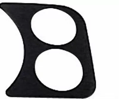 Dash Panel 2 Gauge Hole 2-1/16 Black Fits VW Bug Baja Beetle Type-1 EMPI 14- • $15.95