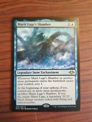 MTG Magic The Gathering Marit Lage's Slumber (56/404) Modern Horizons NM • $1