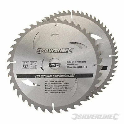 £26.80 • Buy 2 Pack 250mm TCT Circular Saw Blades To Suit DEWALT DW742,743,710,744,746,DWE...