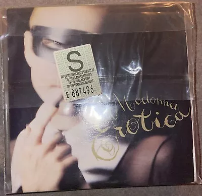 Madonna Erotica CD Single UK Import 1992 Cardboard Sleeve • $29.88