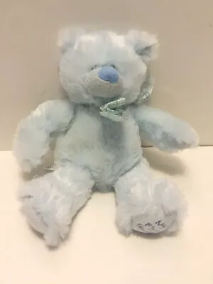 Russ My First Teddy Blue Bear Stripe Bow 10  Plush Stuffed Animal 234716 • $12.95