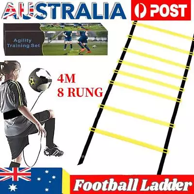 Speed Agility Ladder Fitness Training Ladder Soccer Sports Footwork Practise Gym • $13.98