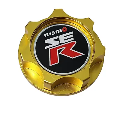 Gold Oil Filler Cap M7-style Cnc Billet Engine For Nissa Nismo Sentra Se Ser Jdm • $31.95