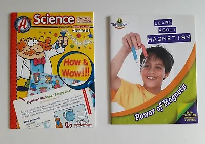 Science Projects & Experiments Workbook & Learn About Magnetism Activity Book • $3.99