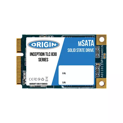Origin Storage SSD 256GB 3D TLC 29.85mm MSATA • £49.16