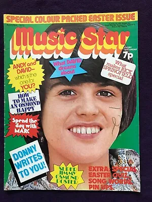 MUSIC STAR Magazine April 28th 1973 Pop Music DONNY OSMOND Marc Bolan Etc • £9.99