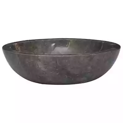 Sink 40x12cm Marble Stone Bathroom Sink Bowl Vanity Vessel Black/Cream VidaXL • $161.99