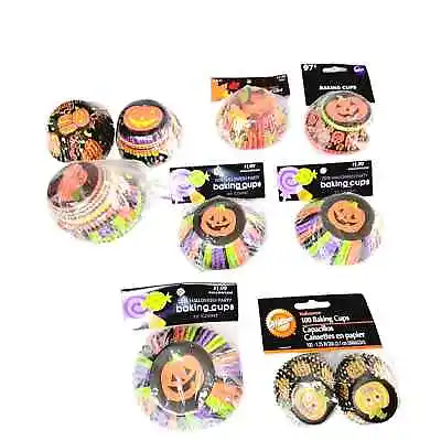 $14.98 • Buy Halloween Fall Cupcake Liners Mixed Lot 100s Party Bake Sale Classroom Crafts