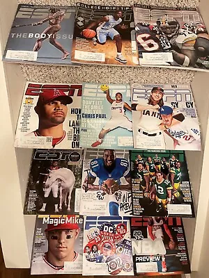 ESPN The Magazine Back Issues October 17th 2011-October 29th 2012 You Pick One • $9.99