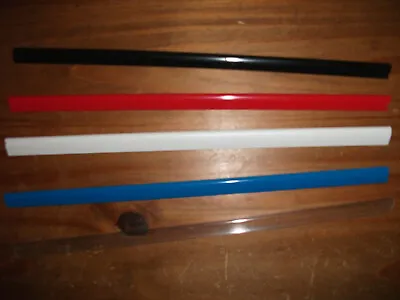  1015202530 X A4 SLIDE BINDERS/SPINE BARS - 5MM - BLACKREDBLUEWHITECLEAR • £3.85