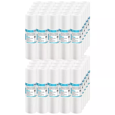 50 Pack 1/5/10/20/25/50 Micron 10 X2.5  Sediment Water Filter Whole House System • $9.34