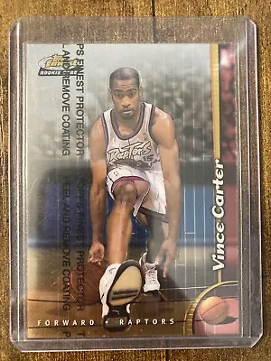1998-99 Topps Finest Vince Carter RC • $3