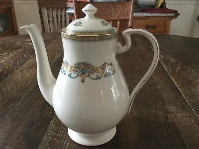 £98.33 • Buy AYNSLEY HENLEY 5 Cup Coffee Pot Teapot Bone China England Green Mark