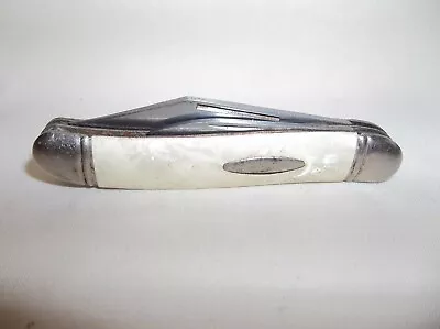 Vintage Hong Kong Sabre 635 2 Blade Cracked Ice Handle Small Pocket Knife  • $9.99
