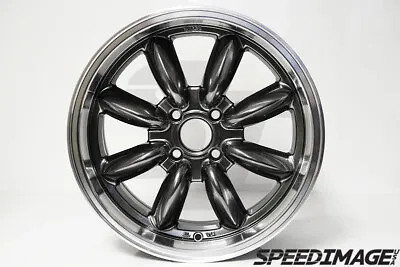 Rota Rb Wheels Hyper Black W/ Polish Lip 16x7 +10 4x114.3 73 Hub Ae86 S13 • $755