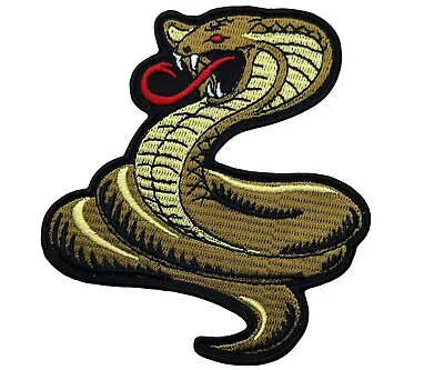 Cobra Coiled Snake Viper  4  Inch Patch IV6222 F5D36T • $11.56