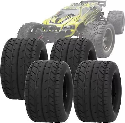 115mm Monster Truck Wheels Tires 12mm Hub Hex For 1/10 RC Car HPI HSP（4pcs） • £35.99