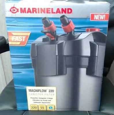 Marineland Magniflow 220 Canister Filter Healthy Aquarium Water Up To 55-Gallons • $109.99