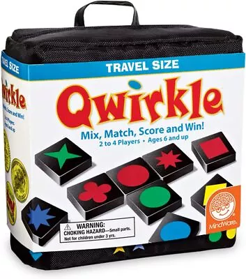 Mindware | Qwirkle: Travel Edition | Miniature Game | Ages 6+ | 2-4 Players | 4 • £27.04