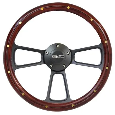 1970 -1973 GMC Pick Up Truck Suburban Wood And Billet Steering Wheel W/Boss Kit • $234.93