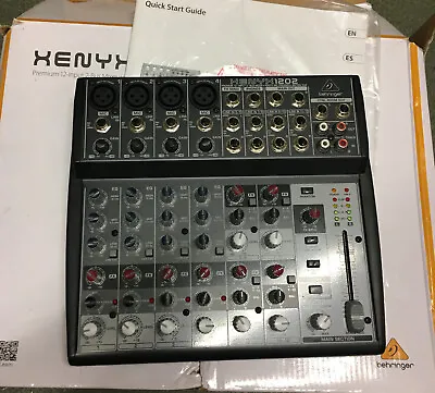 £49.99 • Buy BEHRINGER XENYX 1202 - PREMIUM 12 INPUT / 2 BUS MIXER -Not Working Part Use Only