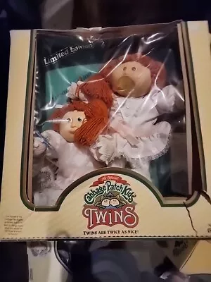 Vtg 1984 Limited Edition Cabbage Patch Twin Girls With Red Hair • $120