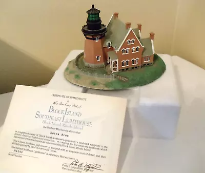 Danbury Mint Historic American Block Island Southeast Lighthouse  1993 • £14.42