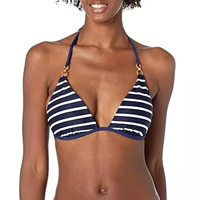 La Blanca Women's Rouched Halter Bikini Swimsuit Top • $22.65