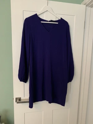 Stunning  Blue 70’s Style Mini Dress Size 14 VGC • £5