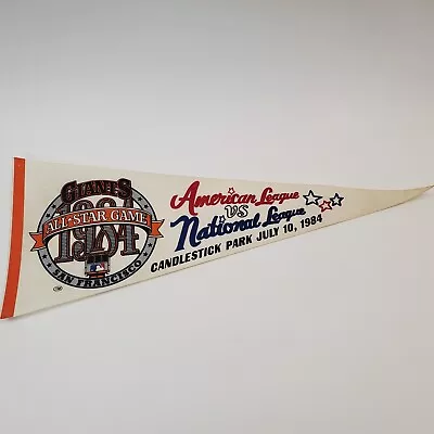 1984 MLB All-Star Game San Francisco Giants Candlestick Park VTG Felt Pennant • $24.99