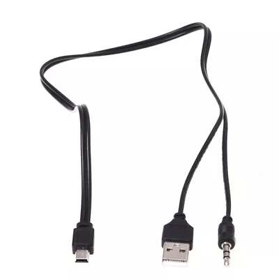 3.5mm Aux USB2.0 Male  5 Pin USB Portable Speaker Audio Cable I1O88039 • $5.99