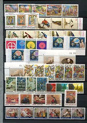 VATICAN 1988-95 MNH Collection Stamps & Sheets 175 Items • $15.50