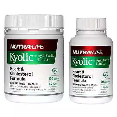 NUTRA LIFE Kyolic Aged Garlic Extract Heart & Cholesterol Formula • $16.66