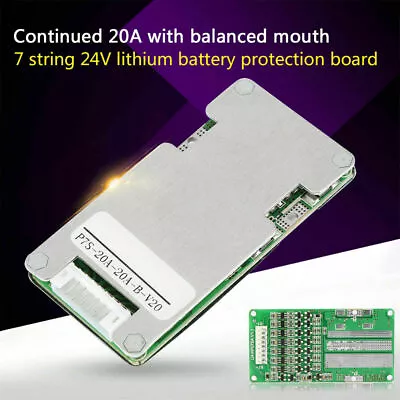 24V 20A 7S Lithium Li-ion LiFePO4 Battery BMS Protection Board Cell AU Stock • $23.16