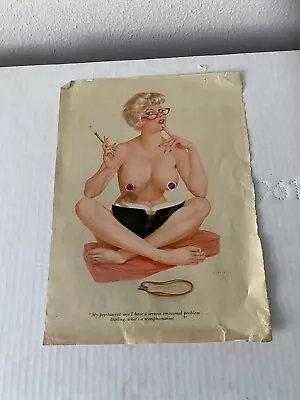 WWII Era The Vargas Girl Esquire Magazine Pinup Centerfold • $15.01