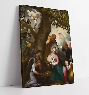 Abraham Bloemaert Flight Into Egypt -canvas Wall Artwork Pic Print • £64.99