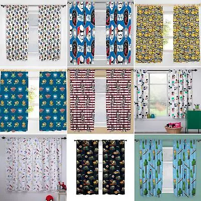 £35.99 • Buy Children's Bedroom Curtains 54  & 72  Drop - Marvel Pokemon Star Wars Paw Patrol