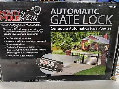 Mighty Mule FM143 Automatic Gate Lock For Single And Dual Swing Gate Openers • $80