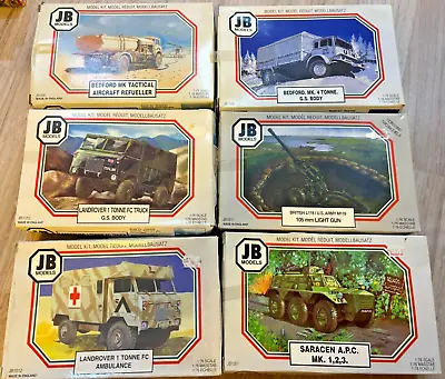 JB Model Kit 1/76 Scale JB1008 JB1005 JB1010 JB1011 JB1007 JB1012 New Old Stock • $35