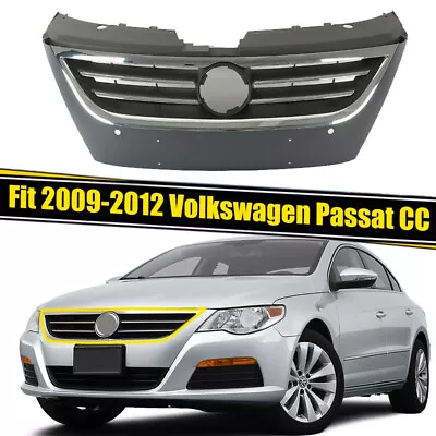 Front Bumper Upper Grille Grill For 2009 2010 2011 2012 Volkswagen VW CC Passat • $104.88