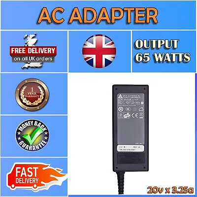 65w (20v 3.25a) Replacement Ac Adaptor Charger For E-system 4115c 4215 • £567.50