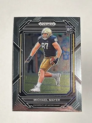 Michael Mayer Rookie Card RC 2023 Prizm Draft Picks #155 Notre Dame/Raiders • $0.99