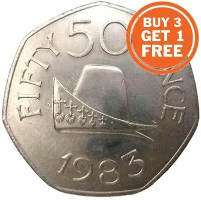 £1.49 • Buy Guernsey 50p Fifty Pence 1969 To 2012 Choice Of Date  Old And New