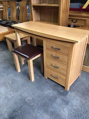 Oak Furniture Land Dressing Table And Stool • £229