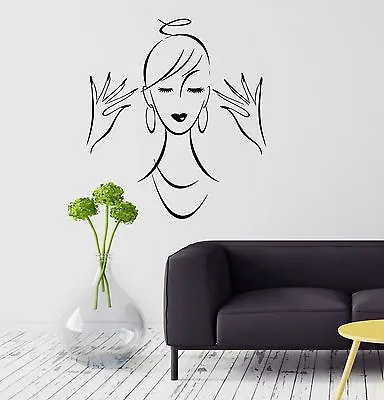 Wall Decal Beauty Salon Hair Nail Babrer Stickers Art Vinyl Stickers (ig2774) • $69.99